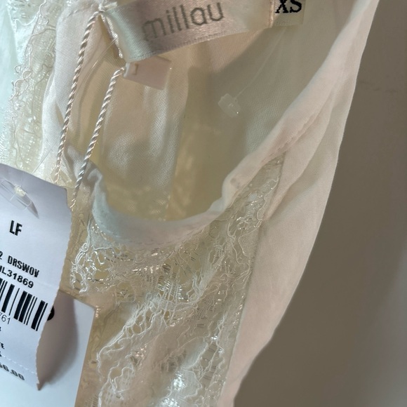 NWT Millau LF Women White Lace Tank Top in size XS. long length - Picture 6 of 9